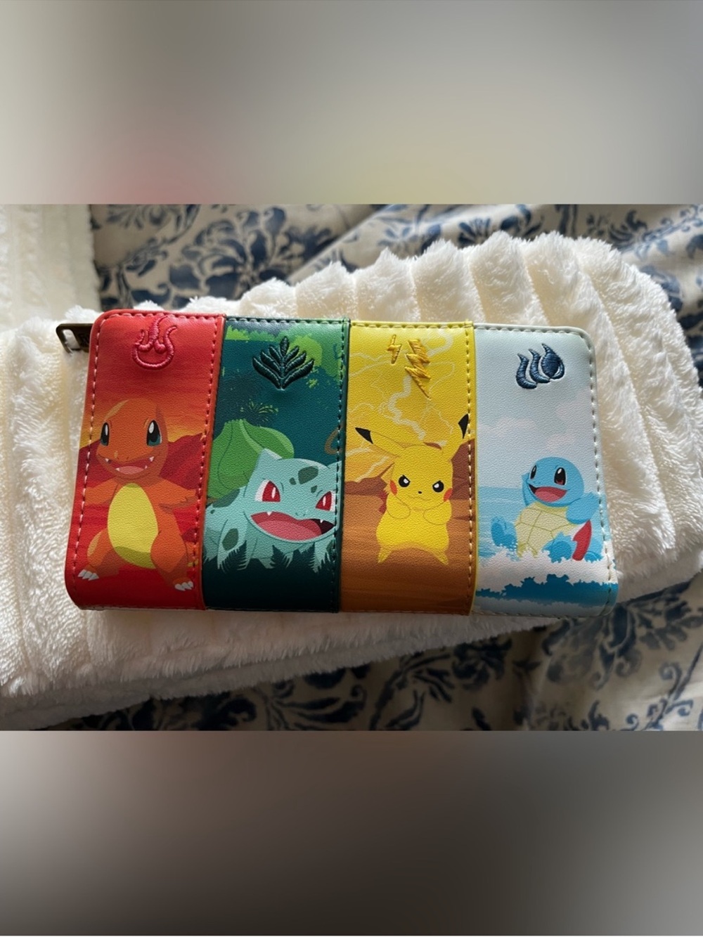 Loungefly Pokémon Kanto Starters Pikachu Wallet